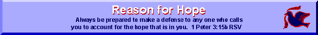 Reason for Hope